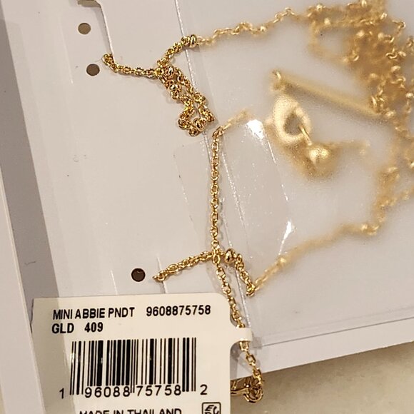 New Kendra Scott mini Abbie blue necklace - Picture 4 of 4